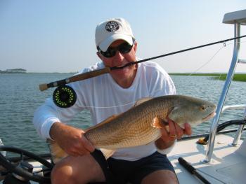 Red Drum on fly